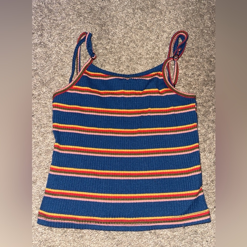 stripped crop top